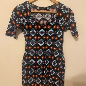 Printed Mini Dress
